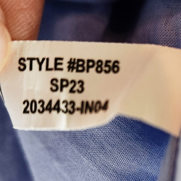 J. Crew Palmero Smocked Waist Blue Linen Dress Small Tall 2023 - Picture 7 of 11